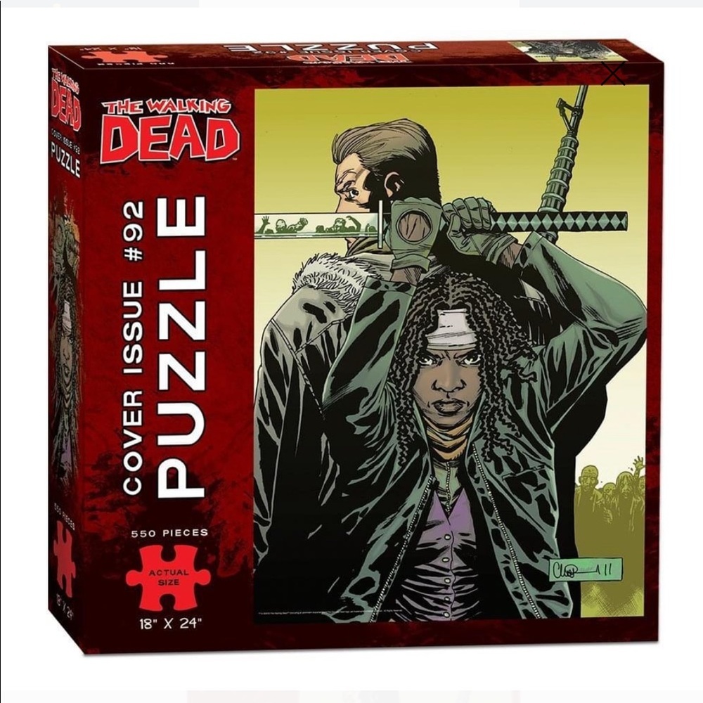 The Walking Dead Cover Art Issue 550-Piece Puzzle